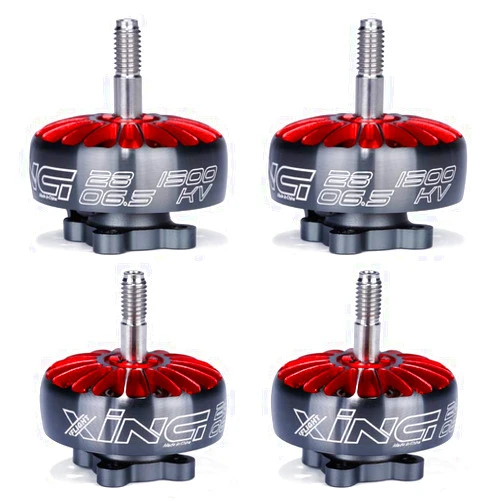 iFlight 4pcs XING 2806.5 1300KV Brushless Motor 3-6S for QAV FPV Racing Drone Quadcopter (Unibell)