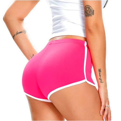 JOINFUN Women's Sexy Booty Shorts Retro Dolphin Shorts Sports Yoga Gym Running Hot Pants