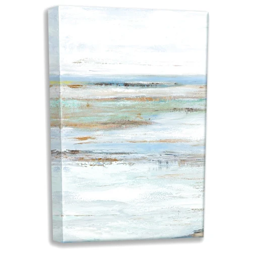 ArtDirect Muted Misty Marsh I 13x18 Gallery Wrapped Canvas Museum Art by Wilkins, Suzanne