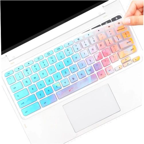 MUBUY-GOL Colorful Keyboard Cover for Acer Chromebook Spin 11 311 314 511 512 513 514 /Chromebook Spin 11 13 CP311 CP511 CP713 /Chromebook 311 314 511 512 514 C733 C734 C736 C851 C852 C933 CB311 CB314 CB514