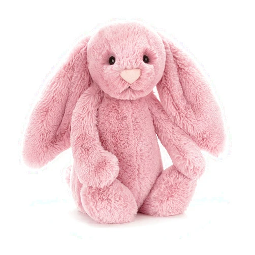 Jellycat Bashful Tulip Pink Bunny Stuffed Animal, Medium 12 inches - Rabbit and Bunny Plush Toy - Classic Children's Gift