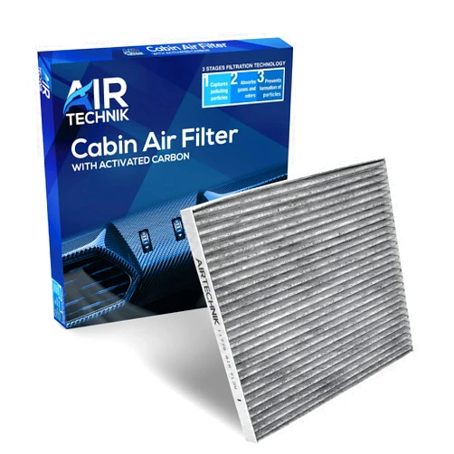 AirTechnik CF11776 Cabin Air Filter w/Activated Carbon | Fits Infiniti JX35 2013, QX60 2014-2021, Nissan Altima 2013-2018, Maxima 2016-2023, Murano 2015-2024, Pathfinder 2013-2020 - 27277-3JC1B