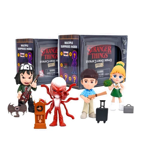 YuMe Official Netflix Stranger Things Upside Down Surprise Mystery Capsules Action Figures Merchandise Toys Box for Fans - Series 2, 2 Pack