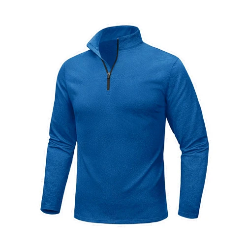 MAGCOMSEN Mens Quarter Zip Pullover Fleece Lined Long Sleeve Golf Shirts 1/4 Zip Thermal Running Athletic Sweatshirts