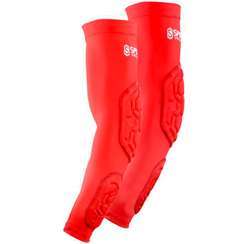 Sports Unlimited Padded Forearm Elbow Sleeves for Football Basketball Baseball Volleyball Soccer - Youth & Adult - Pair