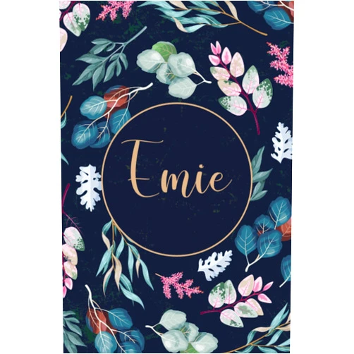 French Edition by Assetou Alwena RkF Edition (Author) Emie: Cahier personnalisé avec prénom Emie | Cadeau d'anniversaire pour fille, maman, femme, sœur ... | 110 pages lignée, Petit Format 6x9 pouces (15,24 x 22,86 cm) (French Edition)