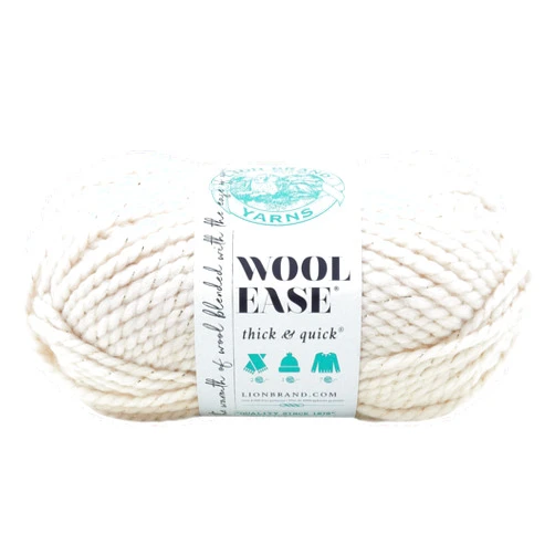 Lion Brand Yarn Lion Brand Wool Ease Thick and Quick Yarn (3-Pack) Starlight Metallic 640-308