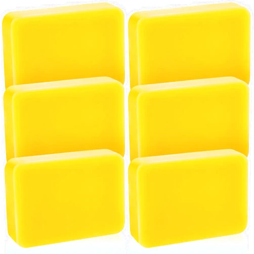 Treela 6 LB Yellow Beeswax Block Pure Natural Beeswax Cosmetic Grade Organic Wax Block for Candle Making Moisturizer Lotions Creams Lip Balms Soaps