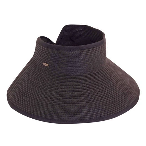 Scala Women's Packable Paper Braid Visor