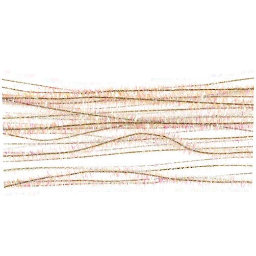 West Coast Paracord Chenille Stems – Fun Pipe Cleaners for DIY Crafts, Art, Decorations – 12 inches by 6 millimeters - Pack of 25 (White Iridescent)
