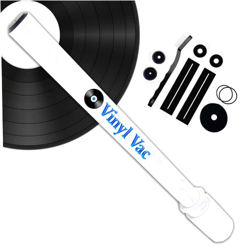 Vinyl Vac 33 - Vinyl Record Cleaning Kit- Record Vacuum Wand for Deep Cleaning (Attaches to Your Wet Dry Vacuum Hose, U.S. standard 1.25