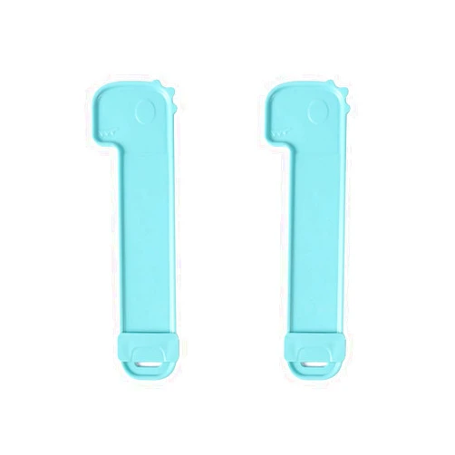 NentMent 2 Pack Cat Strip Feeder Squeeze Spoon Squeezing Dispenser Holder Dinosaur Shape Squeezer Feeding Scoop for Cat Treat Snack Puree Bisque Wet Food Bar Pet Supplies