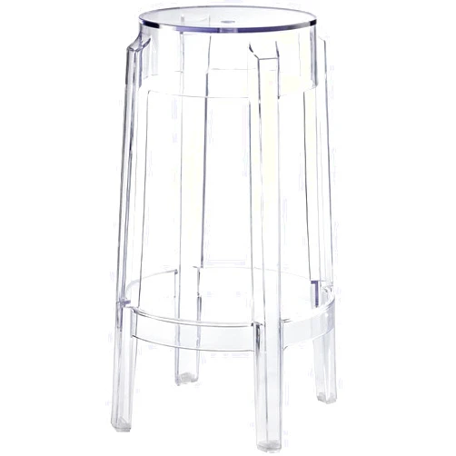 Modway Casper Modern Acrylic Counter Bar Stool in Clear - Fully Assembled