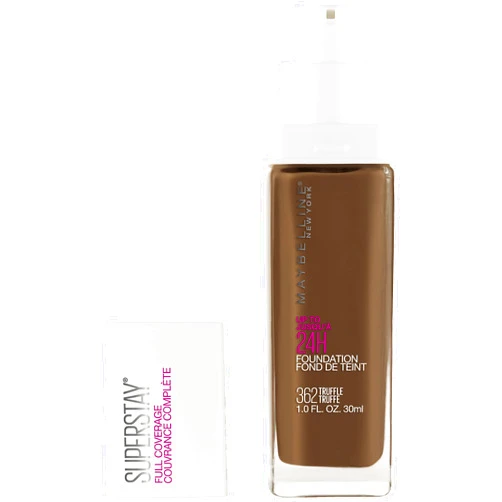 Maybelline Super Stay Full Coverage Liquid Foundation Makeup, Truffle, 1 Fl Oz