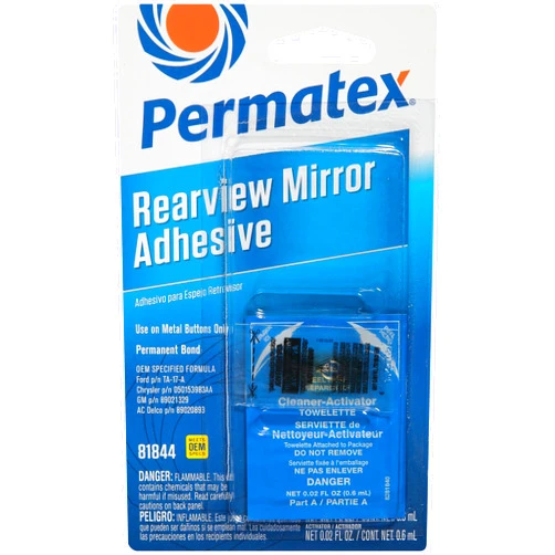Permatex 81844 Professional Strength right Rearview Mirror Adhesive