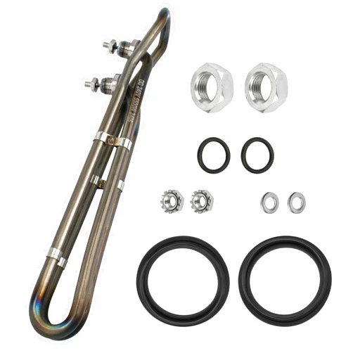 DuckcowsC 5.5KW 240V Titanium Hot Tub Heating Element for Balboa Spa Heater, Replacement for Flo-Thru Universal Heating Element and Spa Electric Heater Element