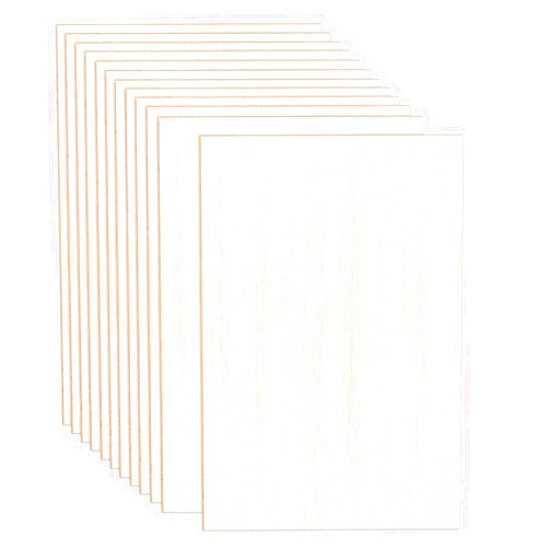 DIYDEC 12 Pack Basswood Sheets 12 x 8 x 1/13 Inch Thin Plywood Wood Sheets Unfinished Wood Squares Boards Balsa Wood Sheets for Crafts Architectural Models Laser Cutting Wood Burning and Drawing
