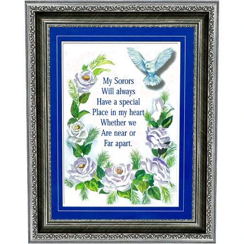 By Divine Nine Depot Divine Nine Depot Special Place in My Heart: Zeta Phi Beta by Merril Robinson (8x10 inches, Silver Frame)