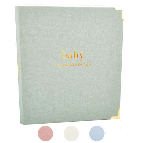 ZICOTO Keepsake Baby Memory Book for Boys and Girls – Timeless First 5 Year Baby Book – Neutral Journal Scrapbook or Photo Album - Record a Milestone for Every Event from Birth to Age 5