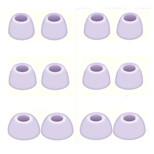SNHTLS Replacement Earbuds Tips Silicone Eartips Compatible with Samsung Galaxy Buds 2 Pro Headphones Earbud Cap Ear Bud Tips 6 Pairs