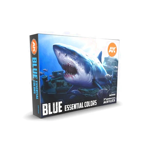 AK Interactive AK-Interactive Blue Essential Colors Set