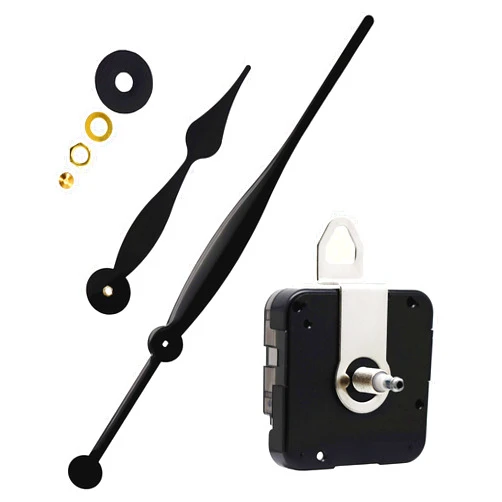 TIKROUND 12888 High Torque Quartz Clock Movement Replacement Parts with 350 mm / 13.78 Inch Long Spade Hands
