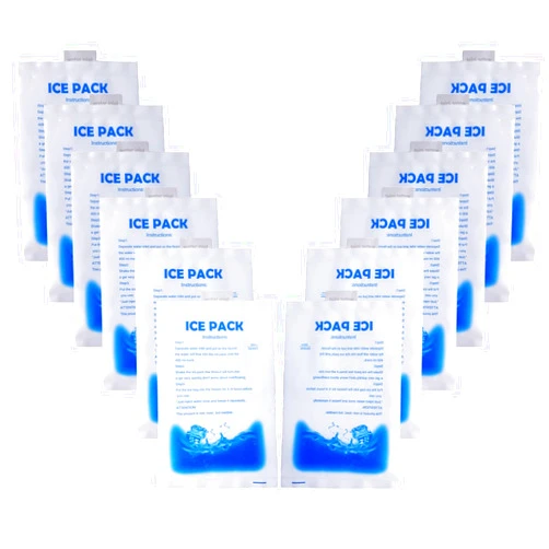 NJDGF 12Pcs Gel Ice Packs for Cooling Vest - Cold Packs for Ice Cooling Safety Vest, Reusable Ice Packs for Injuries Food Preservation