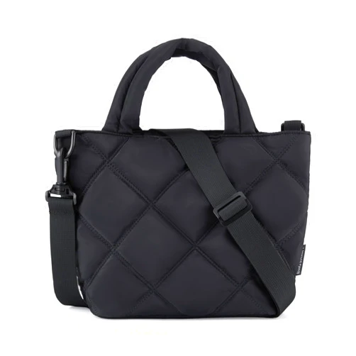 BAGSMART Crossbody Bags for Women, Quilted Grid Puffer Tote Handbag Shoulder Bag Small Purse