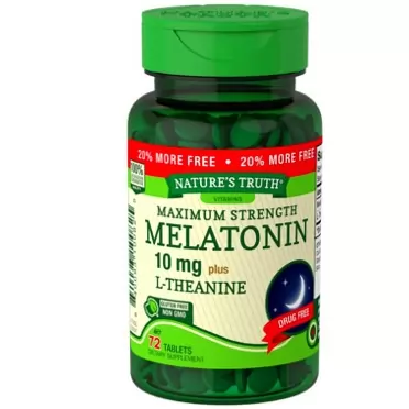 Nature's Truth Maximum Strength Melatonin 10 mg Tablets 72 ea