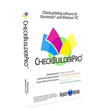 CheckBuilderPro - Windows & Mac Check Printing Software