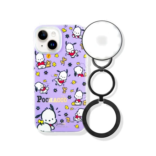Sonix x Sanrio Case + MagLink PopUp Selfie Light for MagSafe iPhone 15, 14, 13 | Pochacco Poses