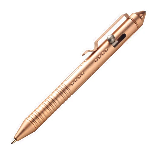 SMOOTHERPRO Bolt Action Pen with Tungsten Side 3 Colors for EDC Pocket Color Rose Gold(TP158)