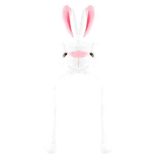 Audaisyly Funny Plush Animal Hat with Ear Flaps, Soft Fleece Hats Cute Cap for Kids Women Girls Cosplay Party