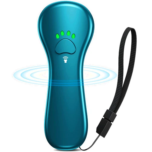 Ahwhg New Anti Barking Device,Dog Barking Control Devices,Rechargeable Ultrasonic Dog Bark Deterrent up to 16.4 Ft Effective Control Range Safe for Human & Dogs Portable Indoor & Outdoor(Green)