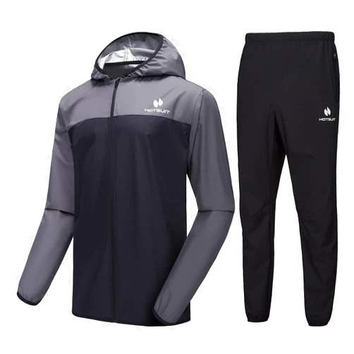 HOTSUIT Sauna Suit for Men Weight Loss Sweat Suits Gym Workout Exercise Sauna Jacket Pant Full Body