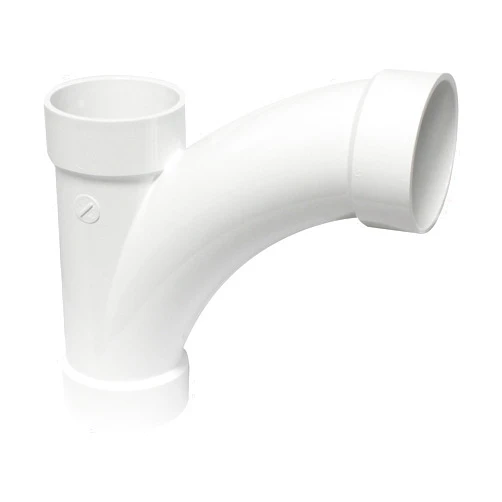 Canplas 194304 PVC DWV Long Turn T-Y, 4-Inch, White