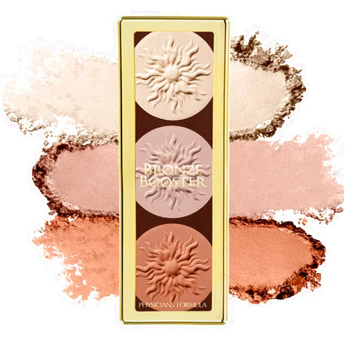 Physicians Formula Bronze Booster Highlight & Contour Powder Palette, Matte Sculpting,-Fragrance Free, Paraben Free, Gluten Free, Dermatologist Tested