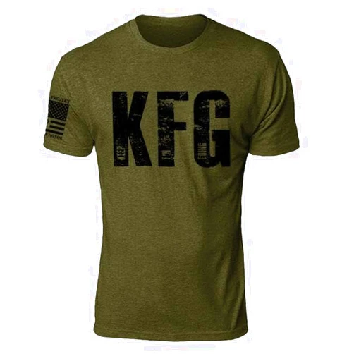Til Valhalla Project KFG (Keep F'N Going) Tee | Veteran Owned and Operated - Proudly Printed in The USA