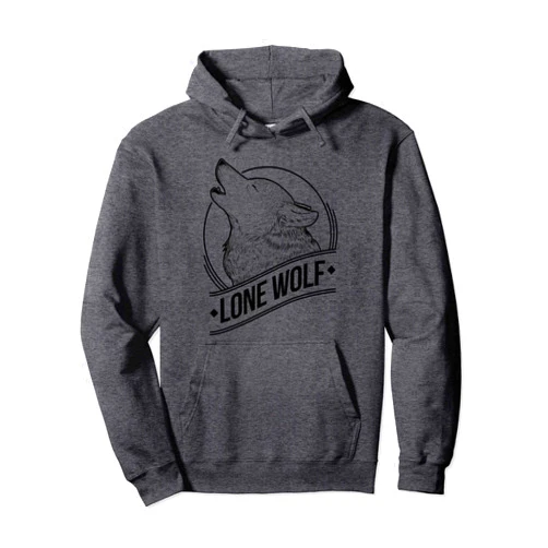 The Awesome Corner Shop The Lone Wolf Full Moon Pullover Hoodie