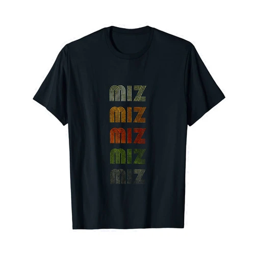 Love Heart Miz Nametag Love Heart Miz Tee Grunge Vintage Style Black Miz T-Shirt