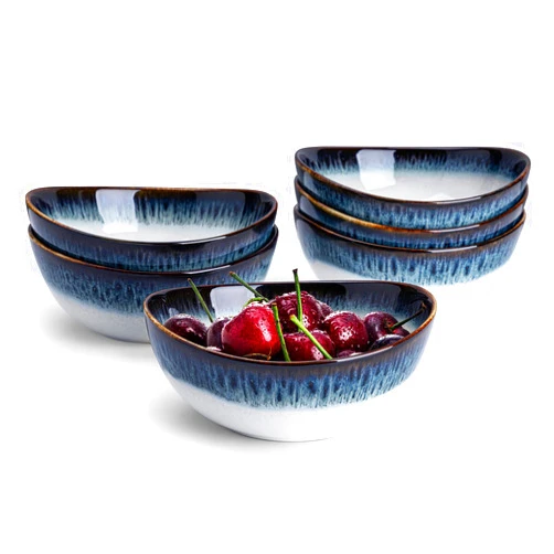 Sweese Porcelain Handmade 18 Oz Soup Bowls Set of 6, for Cereal | Salad | Pasta - Microwave, Dishwasher, and Oven Safe, Each Different