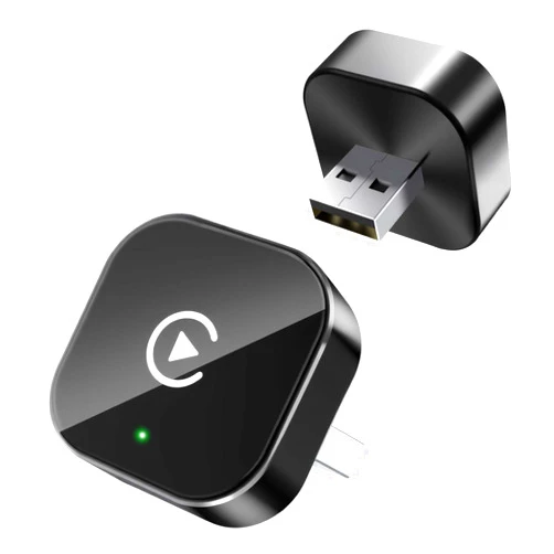 Yizro Wireless CarPlay Adapter for Apple iPhone ＆Android Small Size, (New Update) Plug and Play, Fast and Stable Connection Wireless Adapter for CarPlay＆Android