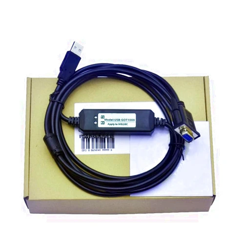 LangSheng USB-G0T1000 Compatible GOT1050 Touch Screen Debugging Cable Communication Download Cable Programming Cable Dual Chip Design Industrial Grade 3 Meter