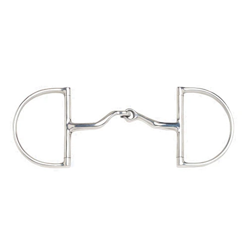 Korsteel JP Korsteel Stainless Steel Jointed Port Hunter Dee Ring Snaffle Bit, 5