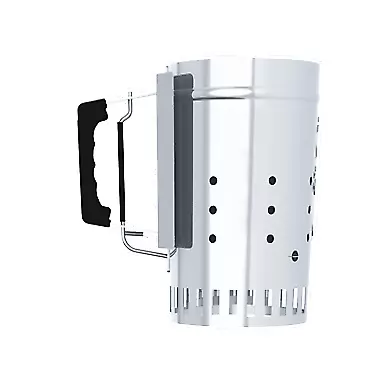 Char-Griller Charcoal Grill Chimney Starter with Quick Release Trigger, 12-Inch Original