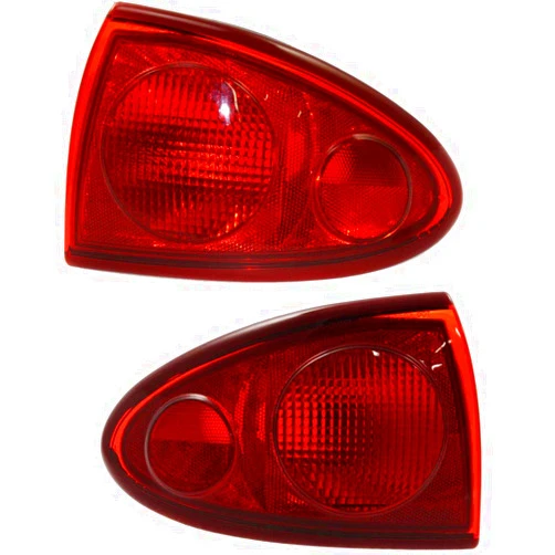 CarLights360 For 2003-2005 Chevy Cavalier Pair Rear Tail Lights Driver and Passenger Side Unit Includes marker lamp GM2800160 GM2801160 - replaces 15142168 15142167