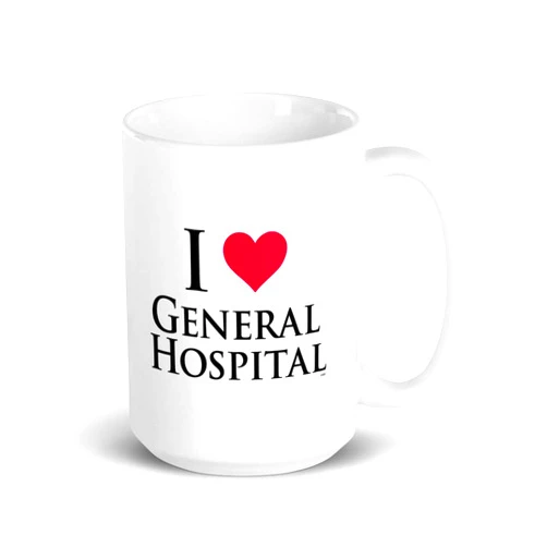 ABC General Hospital I Love GH White Mug