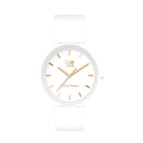 ICE-WATCH Women's ICE Solar Power-White Gold Quartz Watch