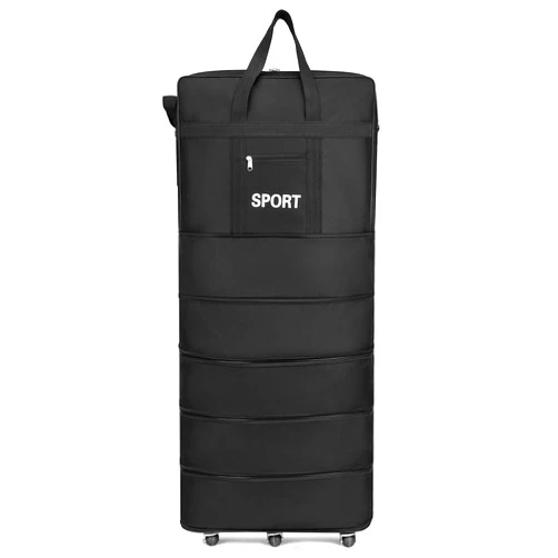 BUZHI Expandable Suitcase Bag Expandable Suitcase Bag Foldable Rolling Luggage Bag for Travel Business, 45inch