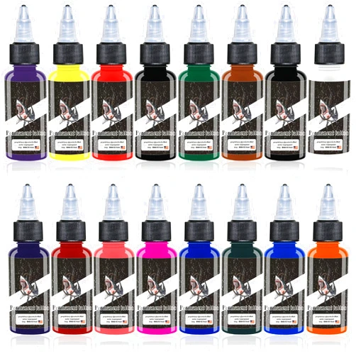 AYCOS Tattoo Ink Set - Tattoo Ink - Suitable for Professional Tattoo and Art Painting(16 Colors15ml / Bottle)